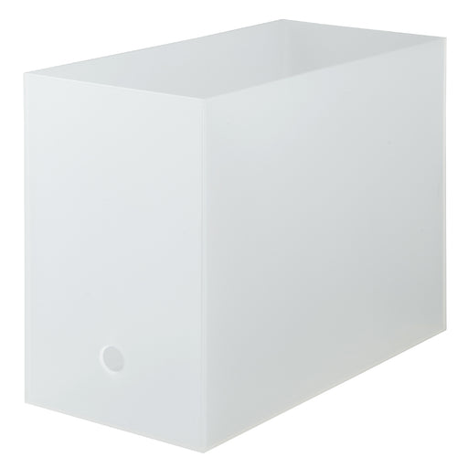 Polypropylene File Box Clear Width 5.9" MUJI