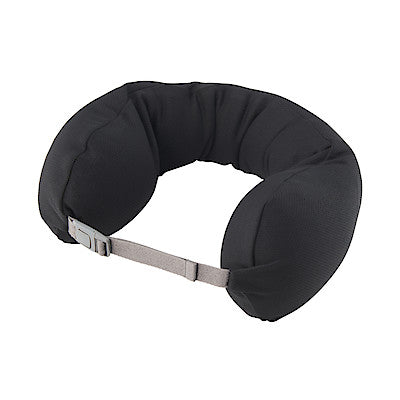Fitting Neck Cushion Curved Type Black Black MUJI