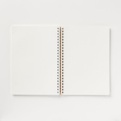 Wirebound Dotted Notebook A5 MUJI