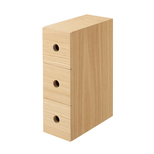 Wooden Storage 3 Drawers MUJI
