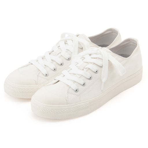 Organic Cotton Comfortable Water Repellent Sneakers (US M7.5-11) Off White MUJI