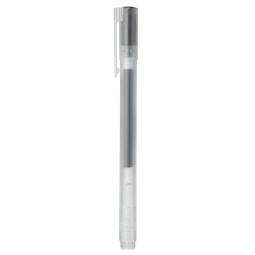 Gel Ink Cap Type Ballpoint Pen 0.5mm 10 Pieces Set Black MUJI