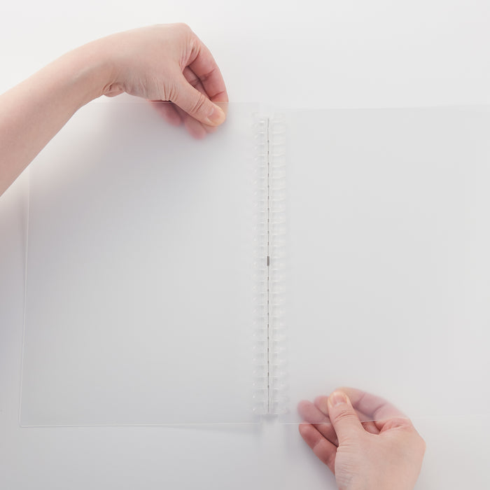 muji card binder Binder A4 30 Rings
