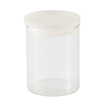 Heat Resistant Glass Round Storage Jar 10.8 fl oz MUJI