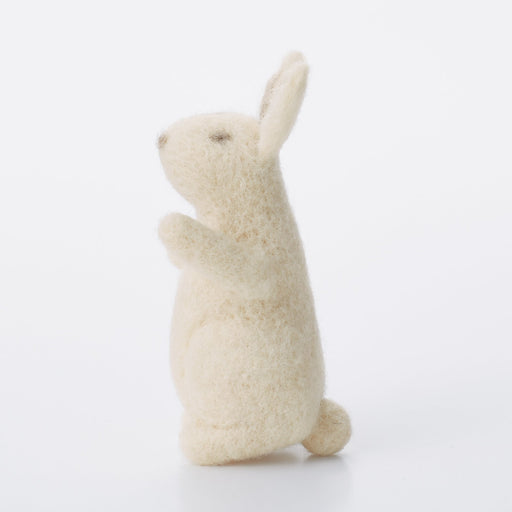 Wool Felt Animal - Standing Rabbit Found MUJI