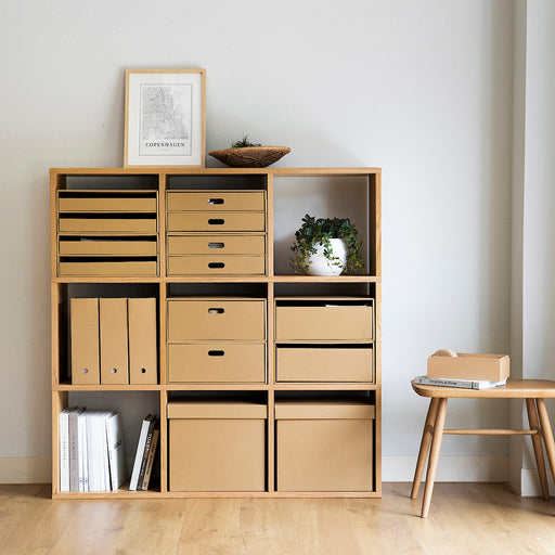 Cardboard Storage Box Lidded Type Deep MUJI