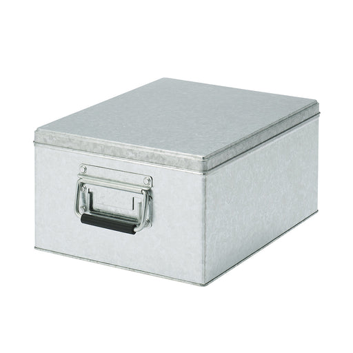 Tin Box Large 10.2" x D14.6" x H6.3" MUJI