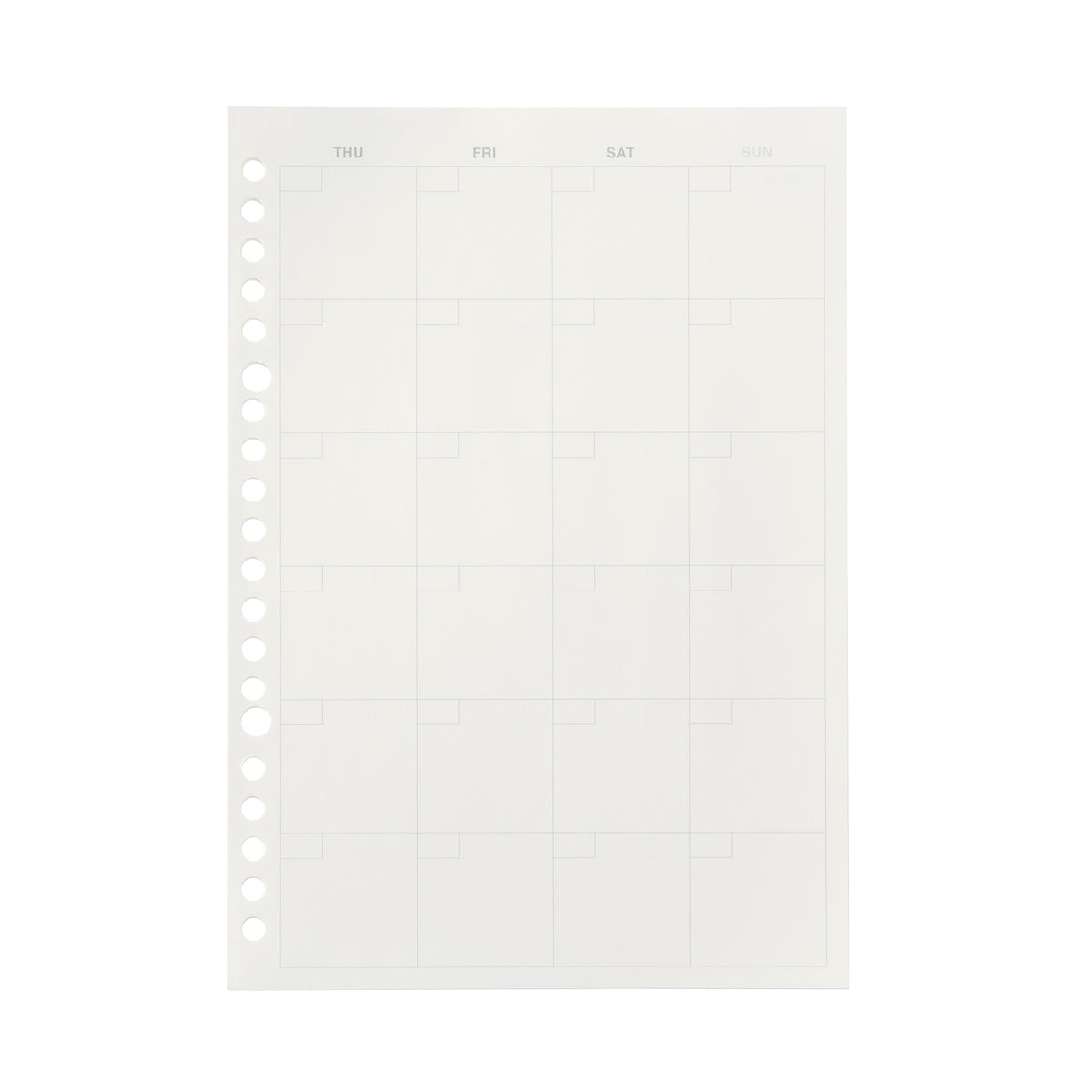 Loose Leaf Papers A5 Refill Binder Paper MUJI USA