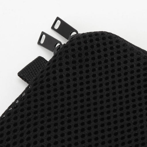 Polyester Mesh Cushion Case Black Small MUJI