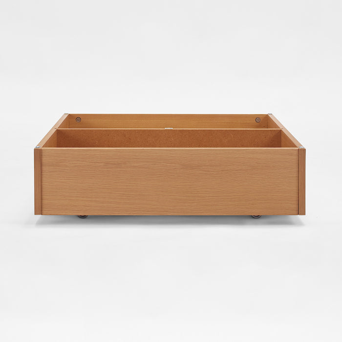HD] Wooden Bed Storage Box with Divider — MUJI USA