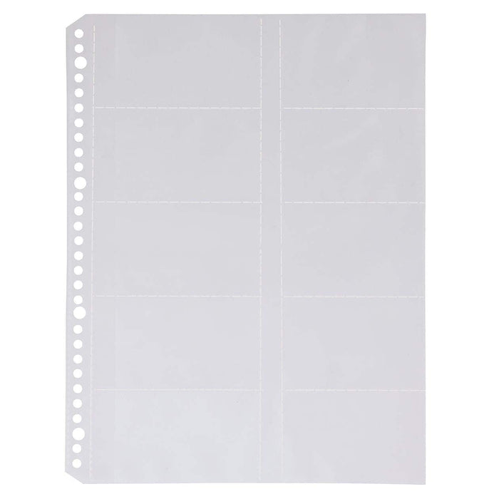 Clear Pocket Refill for Cards 10 Sheets | Japanese Stationery | MUJI USA Clear Pocket Refill for Cards 10 Sheets | Japanese Stationery | MUJI USA