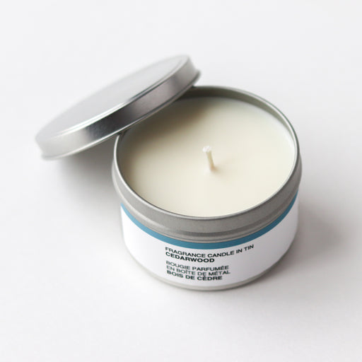 Tin Candle - Cedarwood MUJI