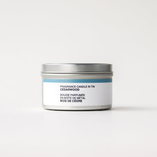 Tin Candle - Cedarwood MUJI