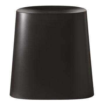 Polypropylene Stackable Stool Dark Gray MUJI