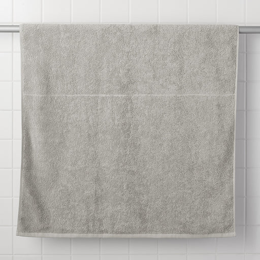 Organic Cotton Pile Weave Bath Towel with Further Options Light Gray MUJI