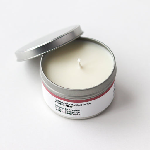 Tin Candle - Peppermint MUJI