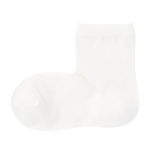 Organic Cotton Right Angle No Elastic Short Socks Off White MUJI