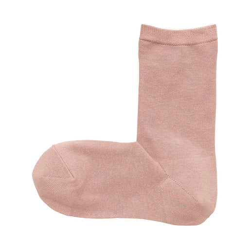 Right Angle 3 Layer Loose Top Socks Salmon Pink MUJI