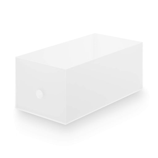 Polypropylene Half File Box Clear Width 15 cm (5.9") MUJI