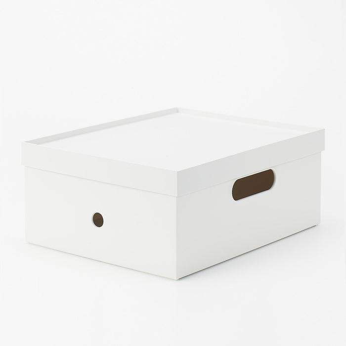 Muji Box Polypropylene Half File Box | Home Storage | MUJI USA