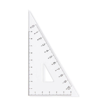 Acrylic Set Square - 30/60 Degrees Default Title MUJI