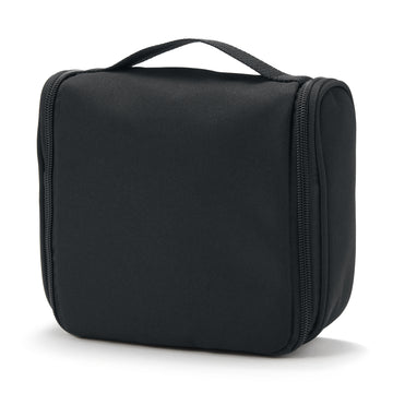 Polyester Hanging Toiletry Case Black MUJI