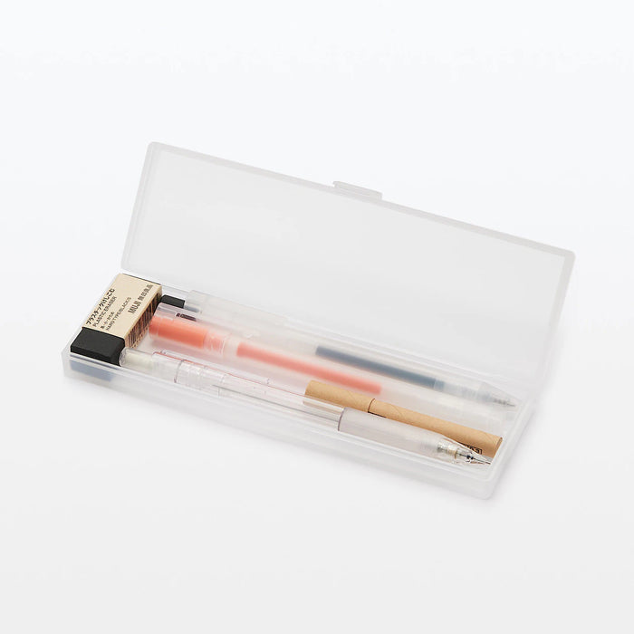 3 Pack Pencil Box, Large Capacity Plastic Pencil Case Boxes, Hard Pencil  Case