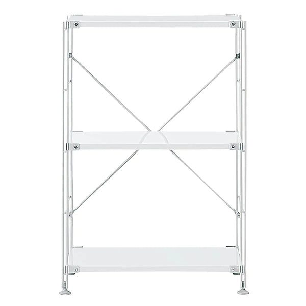 Steel Unit Shelf - Small - Light Gray | Book Shelves | MUJI USA