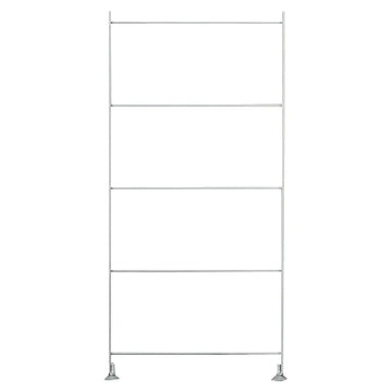 SUS Shelving Unit Additional Frame - Light Gray Small MUJI