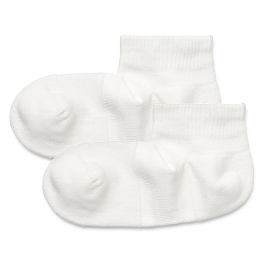 Right Angle Arch Support Short Socks 23-25cm - Pack of 2 Off White 23-25cm (US W7-9 M5-7.5) MUJI