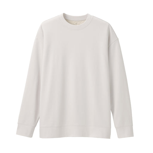 Unisex Tight Tension French Terry Sweatshirt Silver Gray MUJI