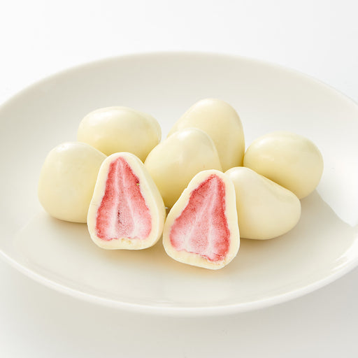 White Chocolate Coated Strawberry (3 Packs) with Gift Bag MUJI