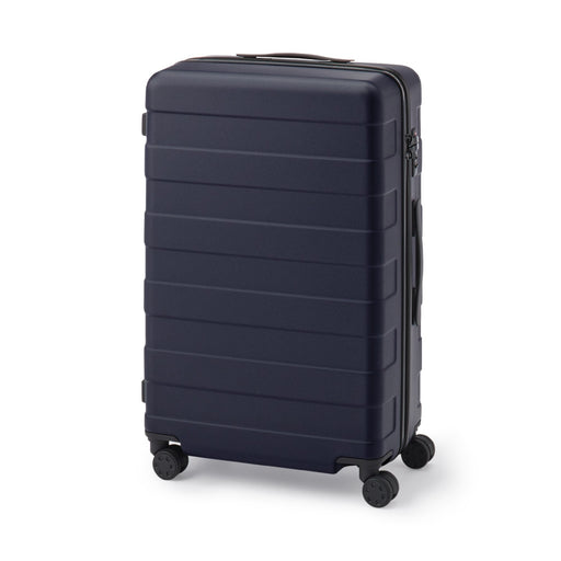 Adjustable Handle Hard Shell Suitcase 63L | Check-In Navy MUJI