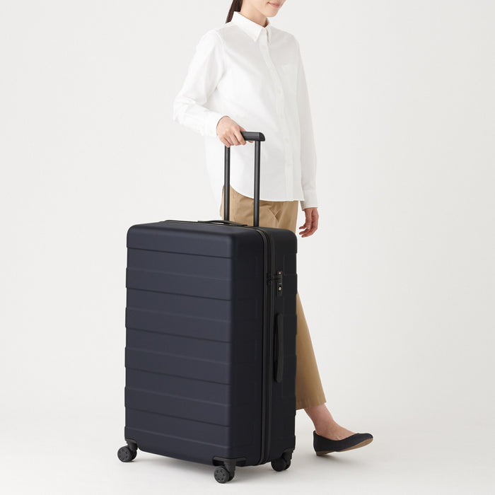 Adjustable Handle Hard Shell Suitcase 105L | Travel Luggage | MUJI USA
