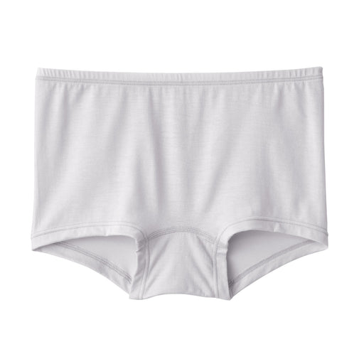 Women's Smooth Boy Shorts Light Gray MUJI