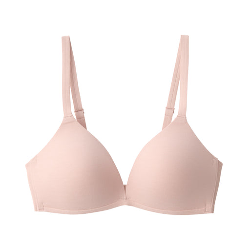 Women's Wireless Molded Bra Apricot MUJI