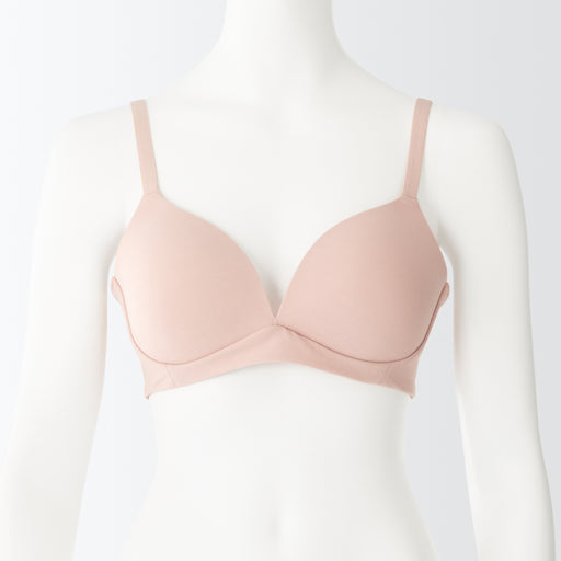 Women's Molded Bralette Apricot MUJI
