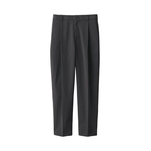 Women's Water Repellent Stretch Tuck Wide Pants Dark Gray MUJI