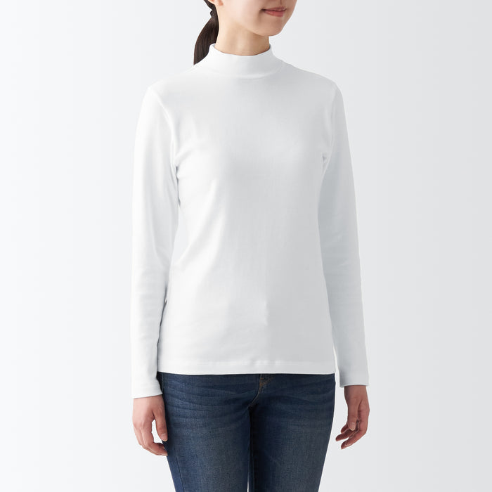 Liquid Stretch Cotton Long Sleeve Turtleneck Shirt