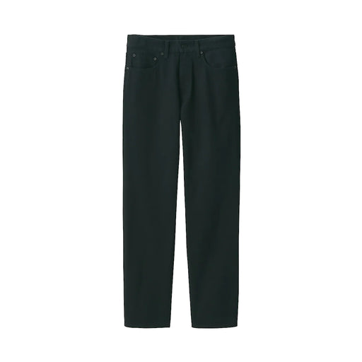 Men's Denim Regular Pants Black (L 32inch / 82cm) Black MUJI