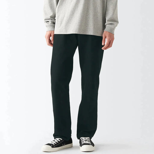 Men's Denim Regular Pants Black (L 32inch / 82cm) MUJI
