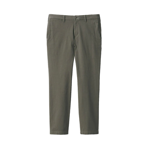 Men's 4-Way Stretch Chino Slim Pants Inseam (L 30inch / 76cm) Charcoal Gray MUJI
