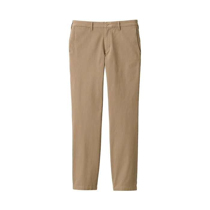 Men's 4-Way Stretch Chino Slim Pants Inseam 85cm | MUJI USA