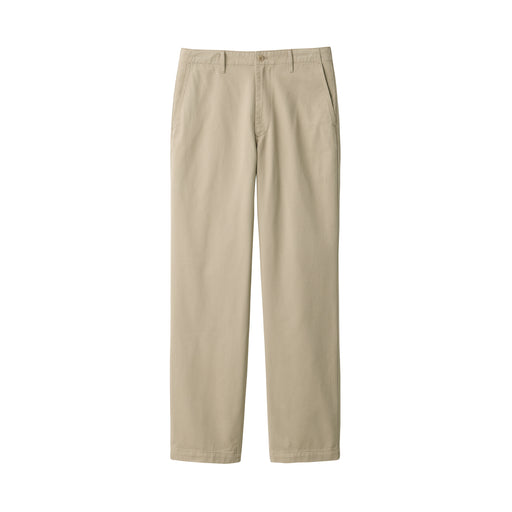 Men's Chino Regular Pants (L 32inch / 82cm) Light Beige MUJI