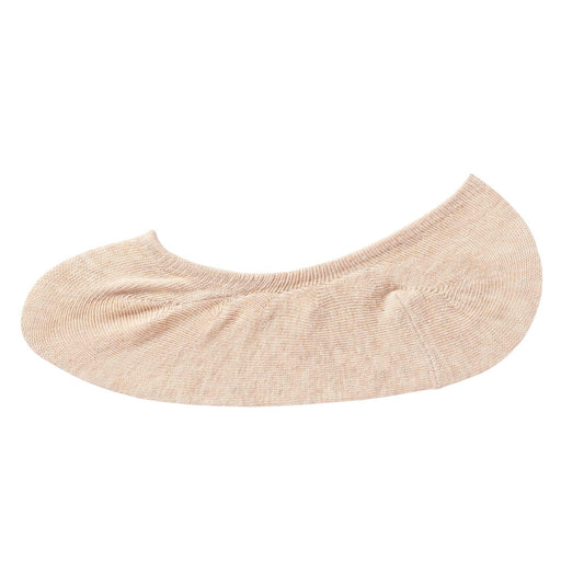 Non Slip No Show Wide Toe Socks 21-25cm Beige MUJI