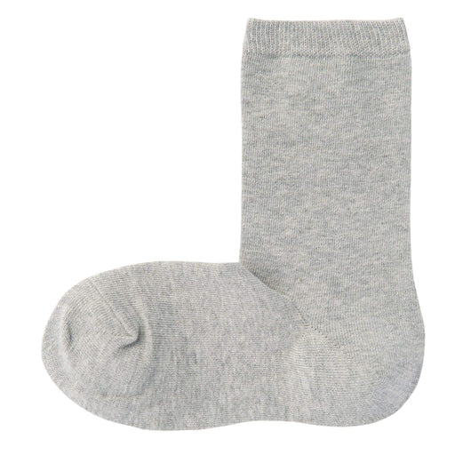 Right Angle Loose Top Socks 21-27cm Gray MUJI