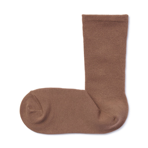 Right Angle Tapered Socks 21-25cm Camel MUJI