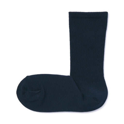 Right Angle Tapered Socks 21-25cm Dark Navy MUJI