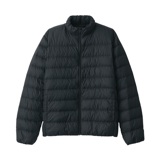 Men's Recycled Nylon Lightweight Down Jacket Black MUJI