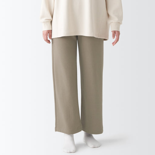Women's French Terry Straight Pants MUJI